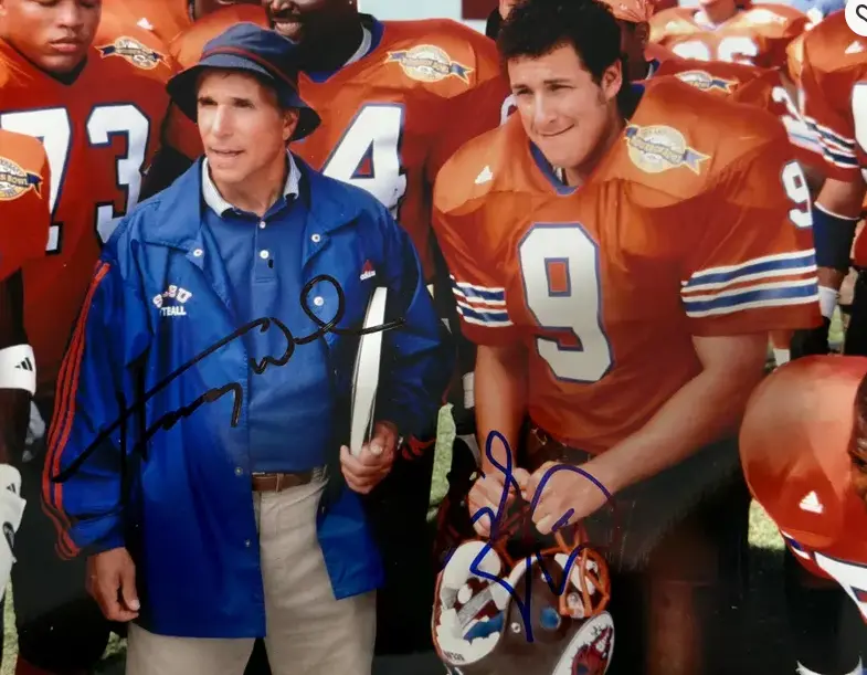 Adam Sandler / Henry Winkler — Adam Sandler / Henry Winkler signed photo