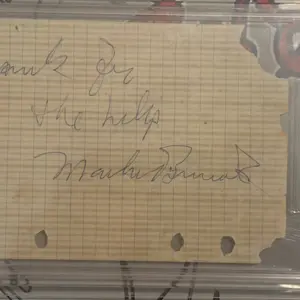 Marlon Brando Signed Handwritten Note