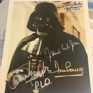 Star Wars Cast Signed 8x10