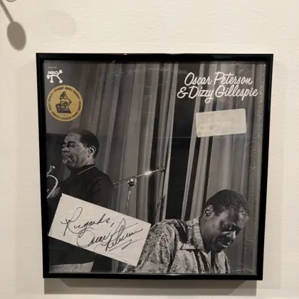 Oscar Peterson Cut Signature