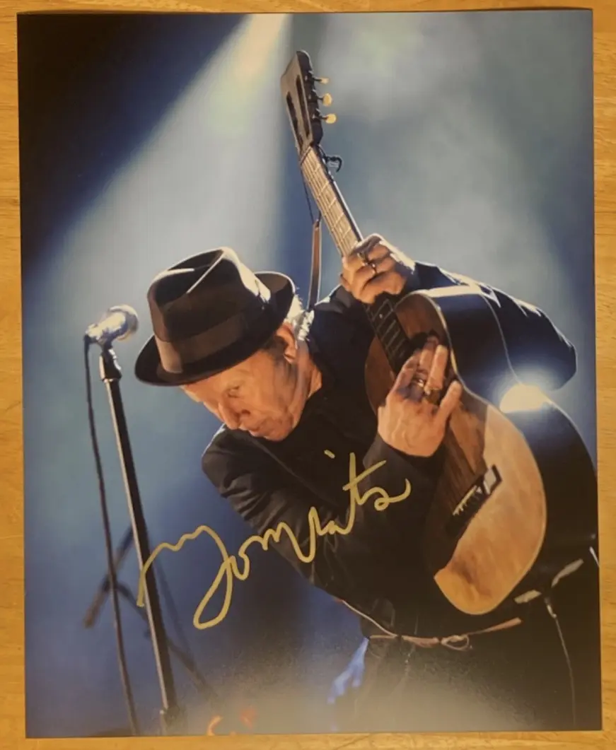 Tom Waits — SIGNED Tom Waits 8x10 Photo - Rock N' Roll HOF Musician (w/ COA)